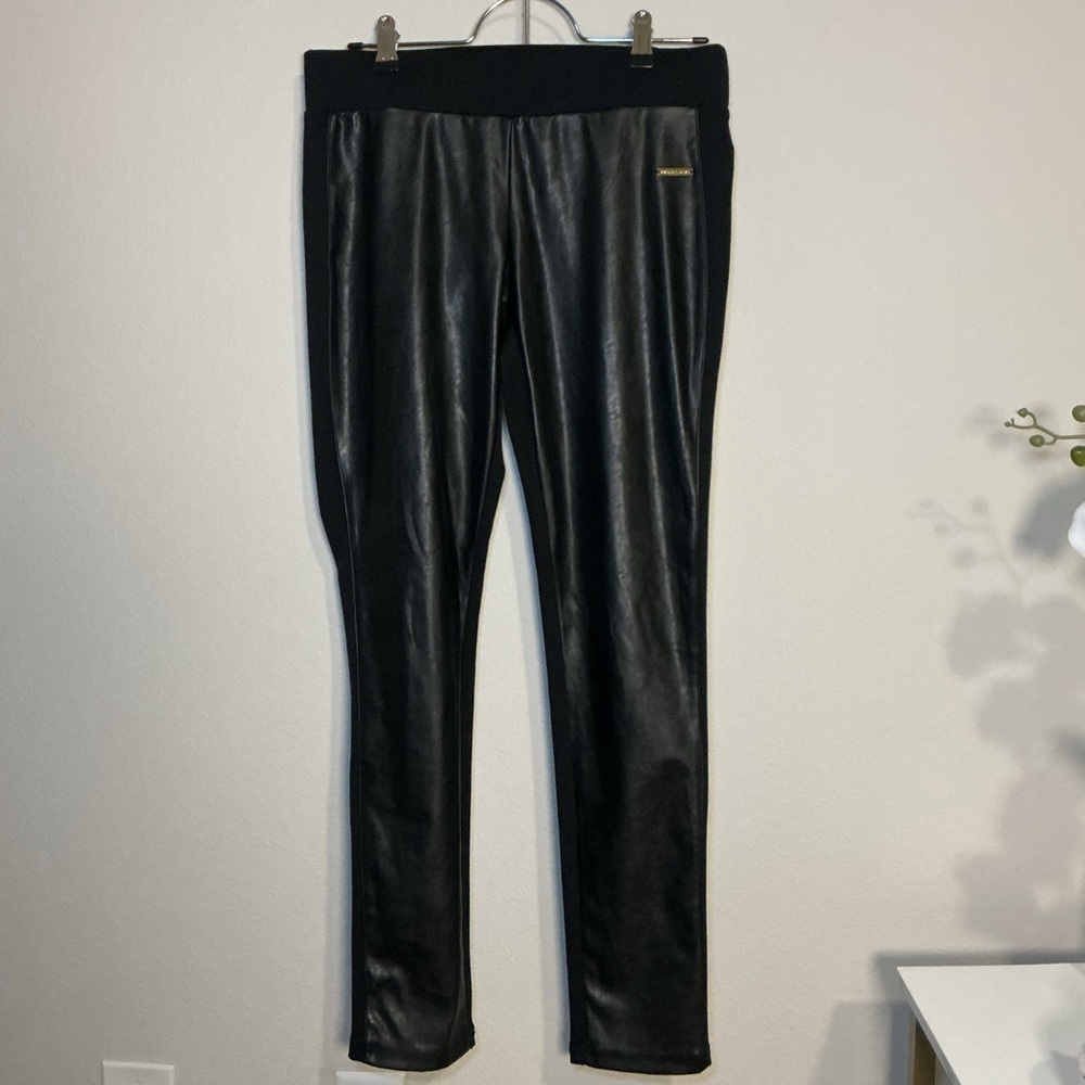 Black Faux Leather Leggings